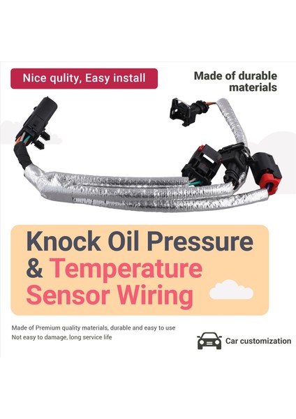 Jeep Dodge Chrysler Için Vuruntu Yağı Basıncı ve Sıcaklık Sensörü Kablolaması (Yurt Dışından) fırsatları