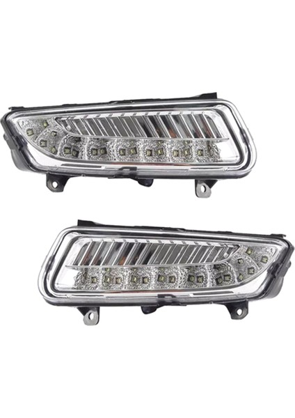 Vw Polo 6r Hatchback 2009-2013 Için Ön LED Sis Lambası Sürüş Lambası Sağ ve Sol 6R0941699 6R0941700 (Yurt Dışından)