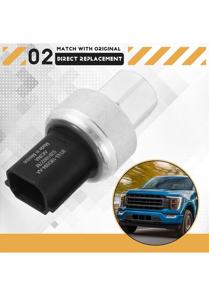Ford F-150 F150 2009-2014 Için BT4319D594AA Klima Basınç Anahtarı Sensörü (Yurt Dışından) indirimleri