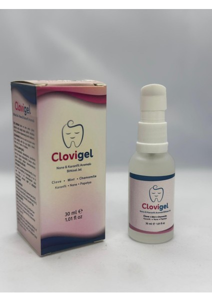 Nane Karanfil Papatya Aromalı Bitkisel Diş Jeli