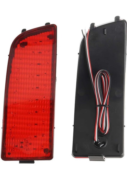 LED Sol+Sağ Arka Stop Lambası Tampon Fren Lambası Reflektörü Sis Lambası Kırmızı (Yurt Dışından) fırsatları