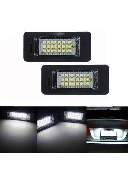 Bmw 1 3 5 Serisi E82 E90 E91 E60 X5 E70 X6 E71 Için 63267165646 63267193293 LED Araba Arka Plaka Lambası (Yurt Dışından) fırsatları