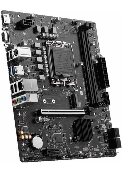 Msı Pro H610M-E 3200MHZ Ddr4 Soket 1700 M.2 HDMI VGA Matx Anakart fiyatları