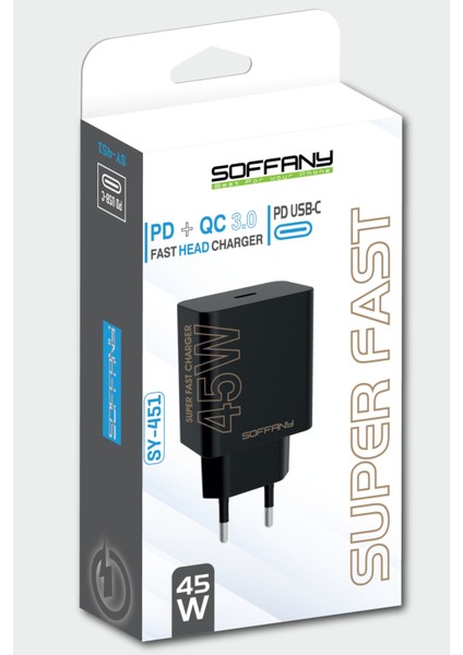 SY-451 45W PD TURBO Şarj Başlığı fiyatları