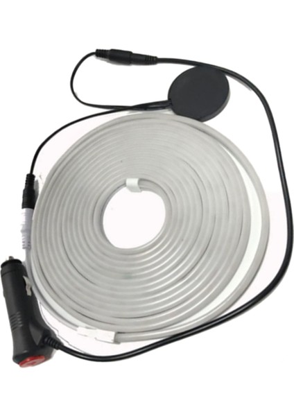 Tesla 2025 Model Y Juniper Arka Bagaj Su Geçirmez LED Şerit Atmosfer Aydınlatma Araç Iç Aydınlatma Sıcak Beyaz (Yurt Dışından)