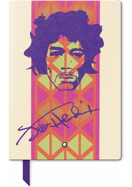 Notebook 146 Küçük, Great Characters Jimi Hendrix, White 129469