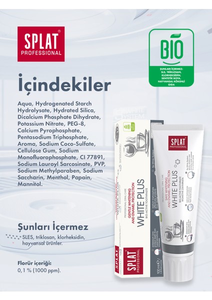 Professional White Plus Diş Macunu 100 ml