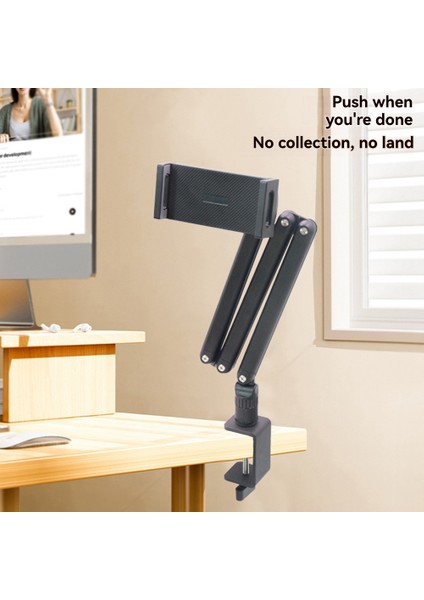 Taşınabilir Tablet Tutucu Destekli Masaüstü Döndürülebilir Katlanır Stand (Yurt Dışından) modelleri