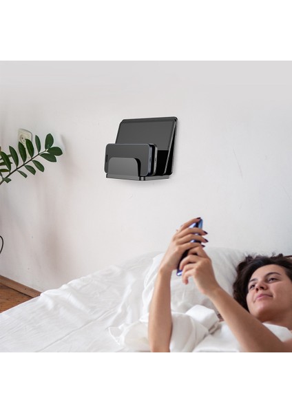 Evrensel Duvara Monte Telefon Tutucu Beyaz (Yurt Dışından) indirimleri