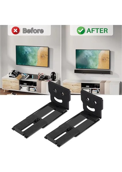 Lg Samsung Soundbar Hoparlörü Için Hoparlör Duvar Montajlı Yüzer Raf, A (Yurt Dışından) fırsatları