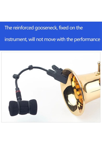 Saksafon Için Enstrüman Kondansatör Mikrofonu Evrensel Stand Klipsi (Yurt Dışından) indirimleri