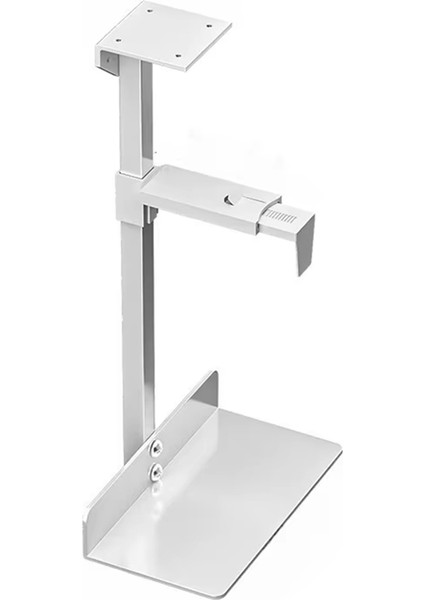 Evrensel Pc Kasası Tutucu Masa Altı Duvar Yan Montajlı Cpu Standı, A (Yurt Dışından)