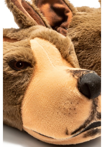 Kont Erkek Hayvanlı Panduf Kahverengi Bej 41/46 indirimleri