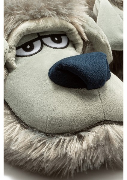 Gobi Erkek Hayvanlı Panduf Gri 41/46