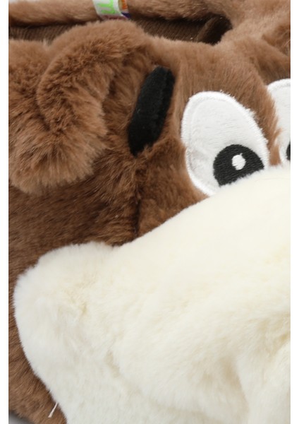 Bobby Erkek Hayvanlı Panduf Kahverengi 41/46