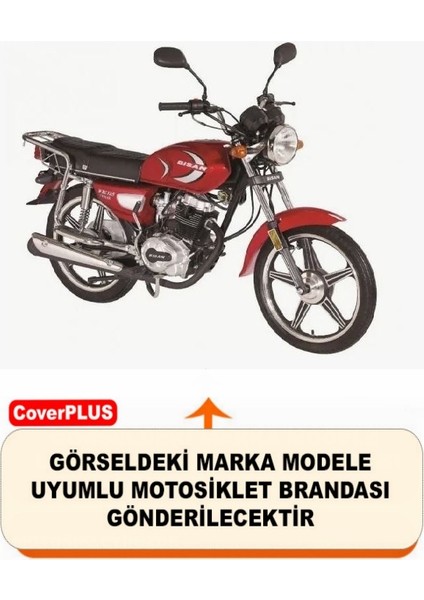 Bisan Atlas 125 Arka Çanta Uyumlu (Gri) Motorsiket Brandası Motor Örtüsü Çadır Su Geçirmez Motosiklet Kılıfı Motor Brandası fiyatları