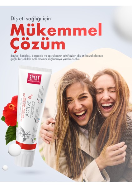 Aktif Diş Macunu - Hassas Diş Etleri İçin Koruyucu ve Beyazlatıcı Özellikler, 100 ml, Florürlü fırsatları