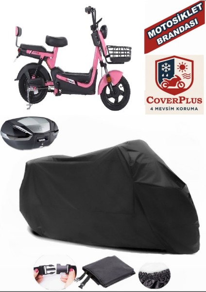 Arora Zr3 Motor Brandası Siyah Arka Çanta Uyumlu Motorsiket Brandası Motor Örtüsü Çadır Su Geçirmez Motosiklet Kılıfı Motor Brandası