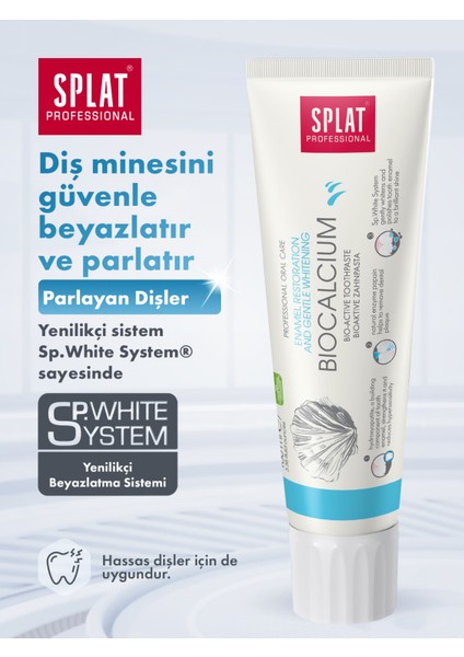 ​Splat Professional Biocalcium Diş Macunu 100ml Diş Minesi Bakımı