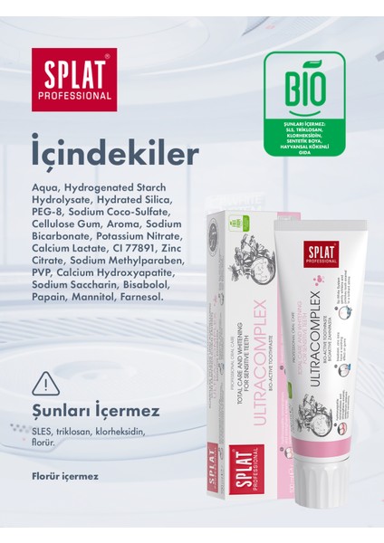 Ultra Complex Diş Macunu Koruyucu Etkiyle 100 ml Aromasız Hassas Dişler İçin fiyatları