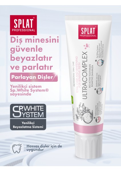 Ultra Complex Diş Macunu Koruyucu Etkiyle 100 ml Aromasız Hassas Dişler İçin fırsatları