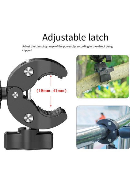 GOPRO/INSTA360 Garmin Kamera Bisiklet Gidonu Korkuluğu Süper Kelepçe B (Yurt Dışından) modelleri