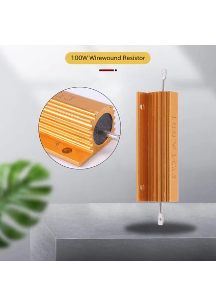 Altın Alüminyum Kaplamalı Güç Direnci Direnci 100W, 1 Ohm 1r (Yurt Dışından) fiyatları