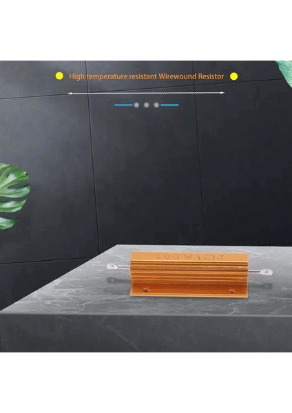 Altın Alüminyum Kaplamalı Güç Direnci Direnci 100W, 1 Ohm 1r (Yurt Dışından) modelleri