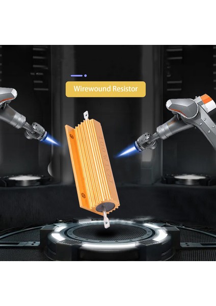 Altın Alüminyum Kaplamalı Güç Direnci Direnci 100W, 1 Ohm 1r (Yurt Dışından) fırsatları