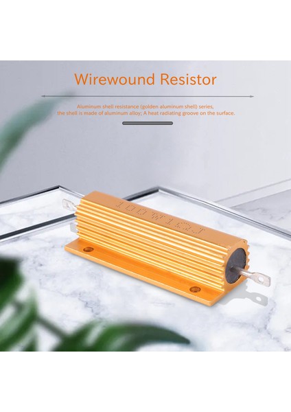 Altın Alüminyum Kaplamalı Güç Direnci Direnci 100W, 1 Ohm 1r (Yurt Dışından) indirimleri