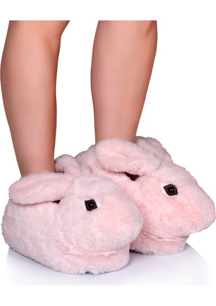 Zulu Kadın Hayvanlı Panduf Açık Pembe 36/41