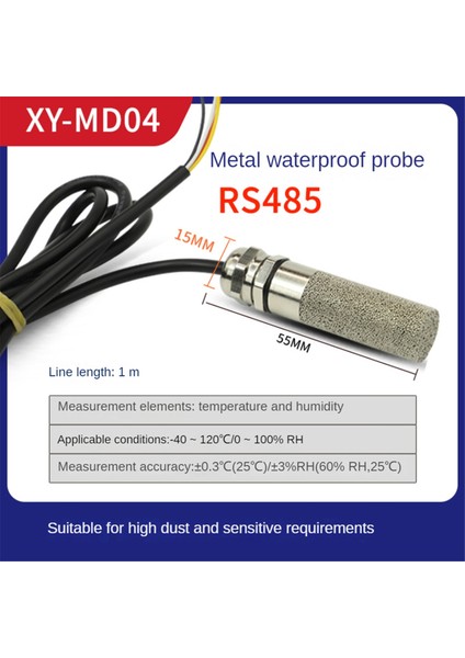DC5-28V RS485 Sıcaklık ve Nem Vericisi Modbus XY-MD03 Kollektör Sıcaklık ve Nem - Metal Kafa (Yurt Dışından) indirimleri