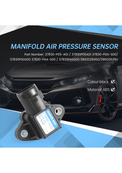 Honda Accord Civic Cr-V Için Map Sensörü Manifold Hava Basıncı Sensörü (Yurt Dışından) fırsatları