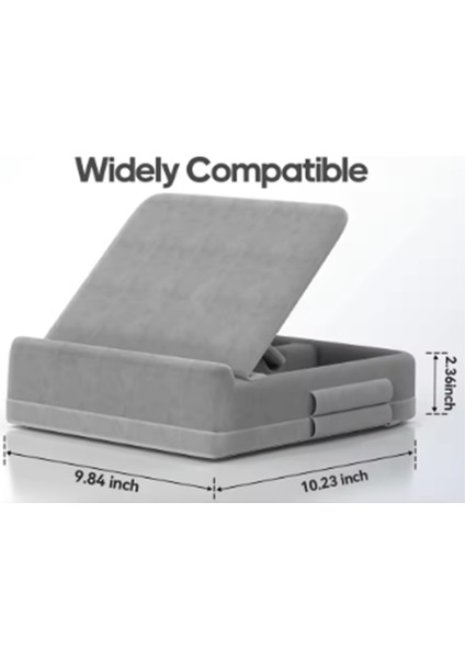 iPad Tutucu Için Depolama Alanlı Katlanabilir Tablet Yastık Standı (Yurt Dışından) fiyatları