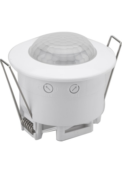 Tavan Gömme Pır Hareket Sensörü Kızılötesi Ayarlanabilir Dedektör Koridor Depo Merdiven Veranda Lamba Anahtarı (Yurt Dışından)