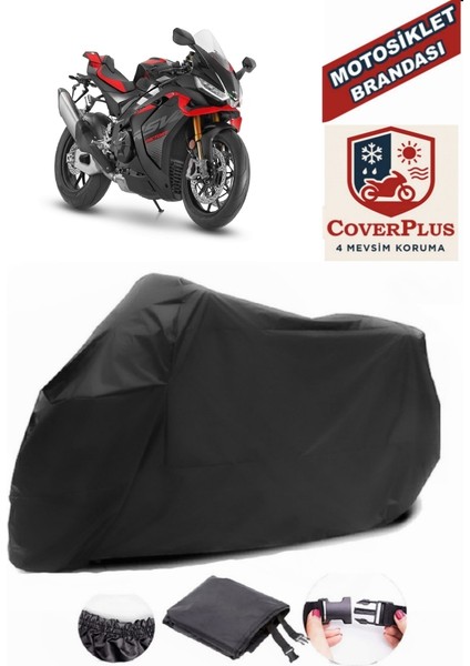 Aprilia Rsv4 Factory Siyah Motorsiket Brandası Motor Örtüsü Çadır Su Geçirmez Motosiklet Kılıfı Motor Brandası