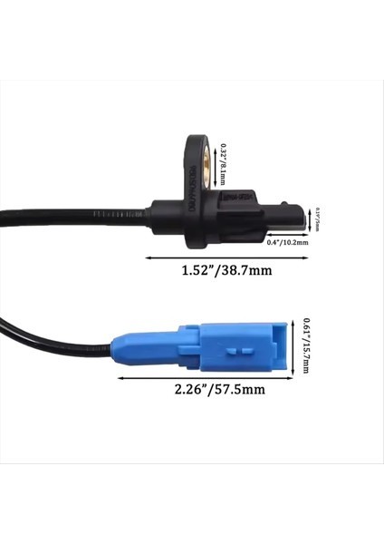 Citroen Peugeot 2008 I 301 Ön Arka Abs Tekerlek Hız Sensörü Için 4 Adet (Yurt Dışından) fiyatları