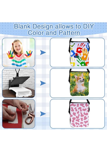 Adet Süblimasyon Çantalar Süblimasyon Çapraz Askılı Çantalar Süblimasyon Omuz Çantası Doğum Günü Için Süblimasyon Boş Çanta (Yurt Dışından) fırsatları