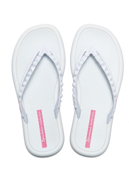 Meu Sol Ad Kadın Parmak Arası Terlik Beyaz 35/42