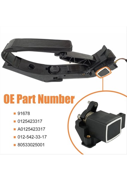Mercedes-Benz Için Gaz Pedalı Konum Sensörü 0125423317 (Yurt Dışından) fiyatları