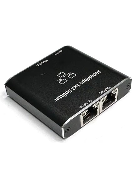 Ethernet Kablosu Ile Ethernet Bölücü 1000 Mbps 1 x 2 Splitter Adaptör