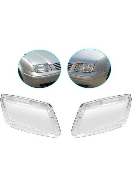 Bora Jetta 1999-2004 Araç Far Cam Kapağı Için 1 Çift Sol+Sağ (Yurt Dışından) modelleri
