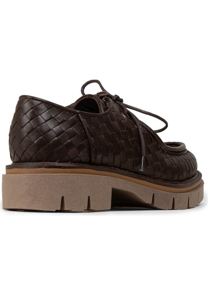 Kadın Kahverengi Hakiki Deri Günlük Ayakkabı - F2204MKHVC01 fiyatları