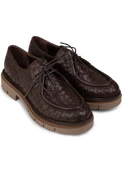 Kadın Kahverengi Hakiki Deri Günlük Ayakkabı - F2204MKHVC01 fırsatları