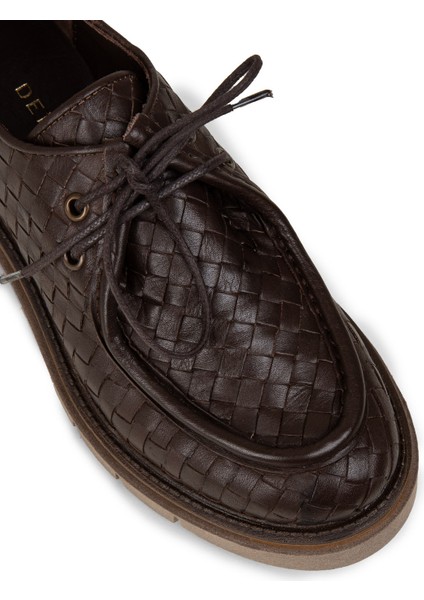 Kadın Kahverengi Hakiki Deri Günlük Ayakkabı - F2204MKHVC01 indirimleri