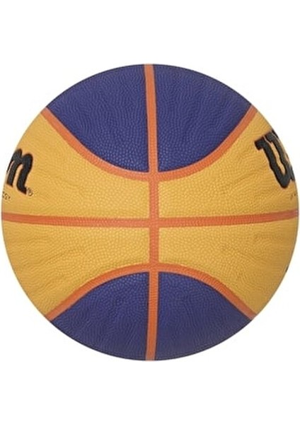 Basketbol Topu Wave Triple Threat Teknolojisi ile Yüksek Kalite Sarı-Mavi Renk fiyatları