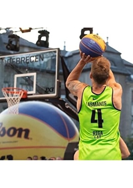 Basketbol Topu Wave Triple Threat Teknolojisi ile Yüksek Kalite Sarı-Mavi Renk modelleri