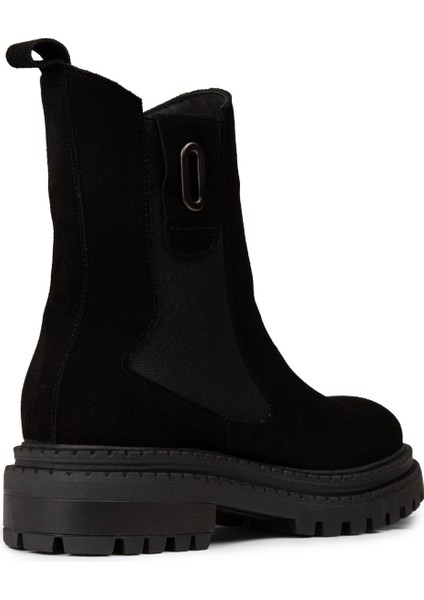 Kadın Hakiki Süet Siyah Bot - 61821ZSYHC01 fiyatları