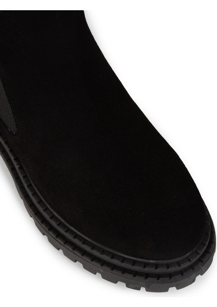 Kadın Hakiki Süet Siyah Bot - 61821ZSYHC01 fırsatları