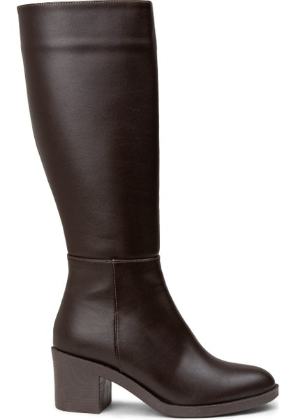 Kadın Kahverengi Çizme - K0760ZKHVC01